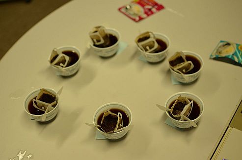 コーヒー淹れ中